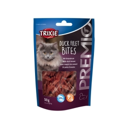  Recompense Pentru Pisici, Premio, Filet Bites Cu Rata, 50 g