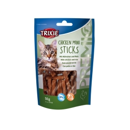 Recompense Pentru Pisici, Premio Mini Sticks Cu Pui Si Orez, 50 g 42708