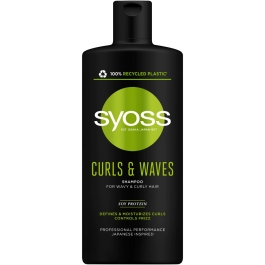 Sampon pentru par ondulat, Curls&Waves 440 ml, Syoss
