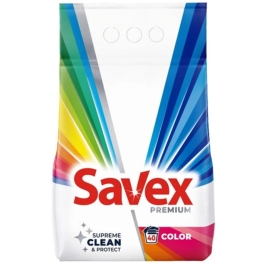 Detergent de rufe colorate, 40 spalari, 4 kg, Savex Premium