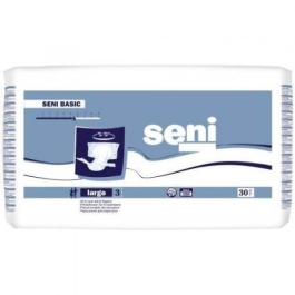 Seni Basic Scutece Adulti Active  Large, 30 buc