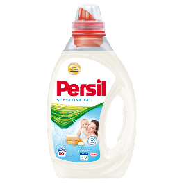 Persil Detergent lichid pentru haine/rufe, Sensitive Gel, 20 spalari, Migdale 1L
