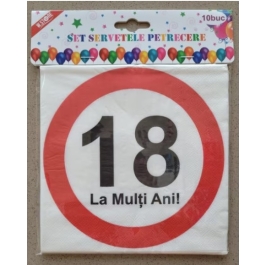 SET SERVETELE LA MULTI ANI 18 10BUC/SET 063563