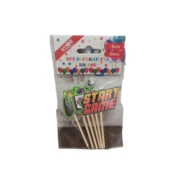 SET DECORATIUNI BRIOSE START GAME 6PCS 8CM 082573