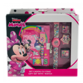 Set cadou cu ceas Minnie