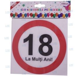 SET SERVETELE LA MULTI ANI 18 10BUC/SET 063563