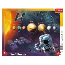 Puzzle sistemul solar, 25 piese