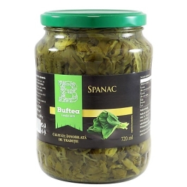 Spanac frunze in saramura, 720 ml, Buftea