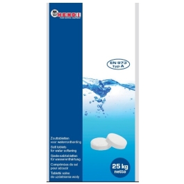 Tablete de sare pentru dedurizarea apei, Hendi, 25 kg