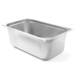 Tava Hendi Gastronorm GN 1/1 20 mm 2.5 lt , gama Budget Line, otel inoxidabil, rezistent la temperatura -40 gr. Celsius/ 300 gr. Celsius