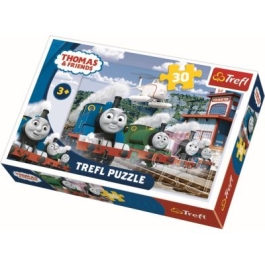 Puzzle cursa pe sine, Trefl