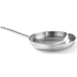 Tigaie profesionala inox,28 cm diametru x 5 cm inaltime, gama Hendi Profi Line, portivita pentru toate sursele de caldura