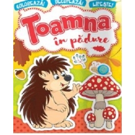 Toamna in padure. Carte de colorat
