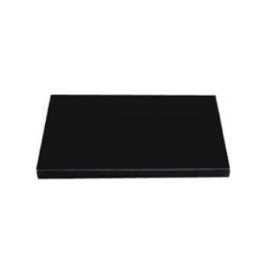 Tocator universal negru cu maner, 250x150x(H)10 mm, Hendi, polietilena HDPE, ambele parti potrivite pentru taiere, potrivit si la uz profesional