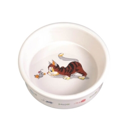 Trixie Castron Ceramic Pisica 0.2 l/11 cm Alb