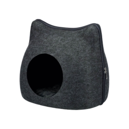 Trixie Cos Pestera Pisica cu Fermoar Gri 38x35x37 cm