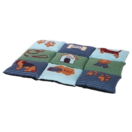Trixie Pernita Patchwork 80x55 cm Albastru/Gri