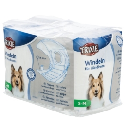  Scutece pentru caini S-M (12 buc) pentru femele 28-40 cm, Trixie