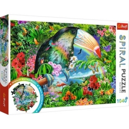 Puzzle spiral animale tropicale 1040 piese