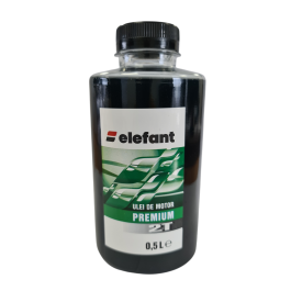 Ulei 0.5L verde amestec ELEFANT motoare 2 Timpi, 30 ml/l