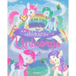 Unicorns stickers (bleu)