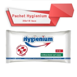 Pachet Hygienium Servetele umede antibacteriene, 36x15 buc