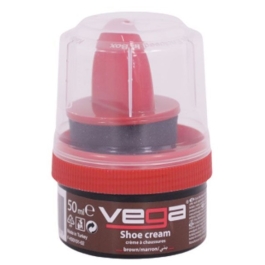 Crema de incaltaminte maro, 50 ml, Vega