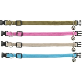 Zgarda pentru Pisici, Elastica, cu Clopotel, Diferite Culori, 41550