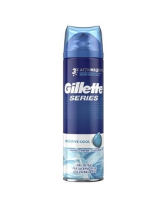 Gillette Gel de ras Sensitive cool cu mentol, 200 ml