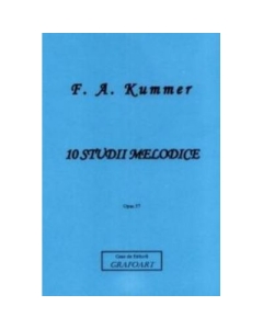 10 studii melodice. Violoncel - Friedrich August Kummer