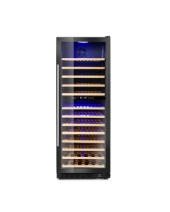 Dulap frigorific pentru vin cu reglare temperatura in 2 zone, 135 sticle,Hendi, 387 litri, 220-240V/90W, 595x680x(H)1625 mm