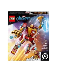 LEGO Marvel. Armura de robot a lui Iron Man 76203, 130 piese | 5702017154190