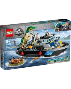 LEGO Jurassic World. Evadarea Baryonyx pe vapor 76942, 308 piese | 5702017079752