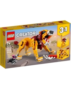 LEGO Creator 3 in 1. Leu salbatic 31112, 224 piese | 5702016888348