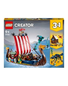 LEGO Creator. Corabia Vikingilor si Sarpele Midgard-ului 31132, 1192 piese