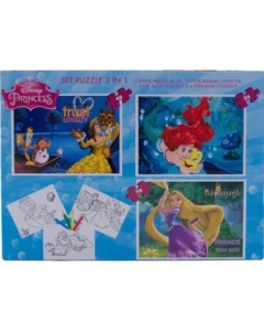 Puzzle Princess, 3 In 1, 172 piese