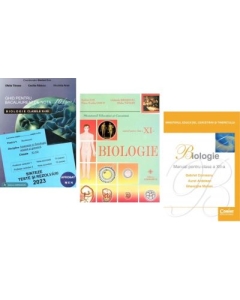Pachet 3 carti Biologie Bacalaureat 2023 clasele 11-12 - Stelica Ene, Gheorghe Mohan