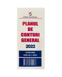 Planul de conturi general 2022. Conform OMF 852022