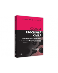 Codul de procedura civila. SEPTEMBRIE 2021. Editie tiparita pe hartie alba - Dan Lupascu
