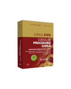 Codul civil si Codul de procedura civila. OCTOMBRIE 2021. Editie tiparita pe hartie alba - Dan Lupascu