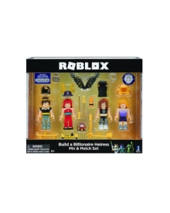 Set figurine interschimbabile blister Roblox Celebrity Roblox Build a Billionaire Heiress 4 buc.