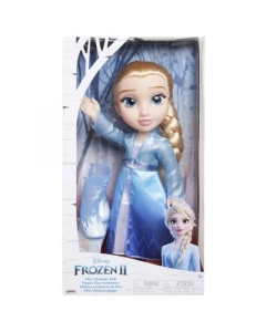 Papusa Elsa cu rochie de calatorie Disney Frozen
