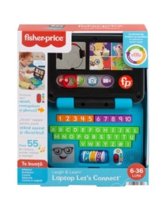 Laptop interactiv in limba romana fisher price laugh and learn