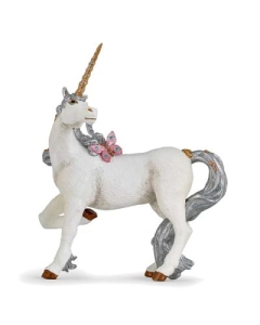 Figurina Papo unicornul argintiu