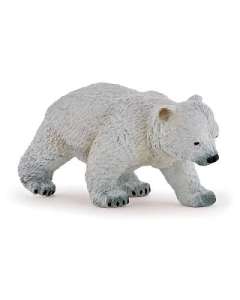 Figurina ursulet polar mergand Papo