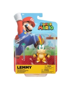 Figurina 10 cm Nintendo Mario Lemmy Koopa cu minge
