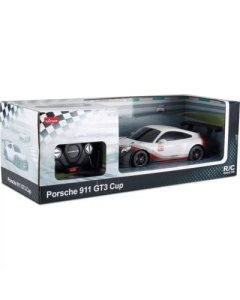 Masina cu telecomanda Porsche 911 GT3 RS alb scara 1 18 Rastar