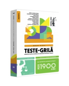 Teste-grila minispete pentru examenele de admitere in profesiile juridice. Drept civil. 2022. Editia a IX-a - Florin Motiu