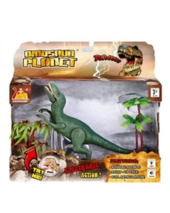 Dinozaur cu lumini si sunete Velociraptor 22 cm