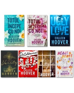 Seria Colleen Hoover Totul incepe cu noi Totul se termina cu noi Ugly Love Verity Dintotdeauna tu Layla Heart Bones - Set 7 volume